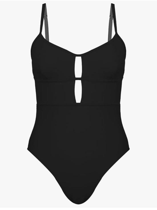 Cupshe Other - Cupshe Black Keyhole One-Piece Swimsuit Small NWT